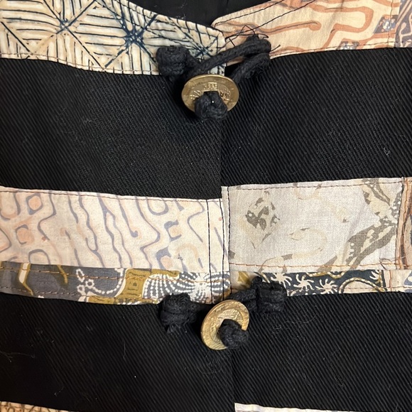 Native Designs 3 pc skirt vest jacket with Indonesian design and detail cotton M - Picture 3 of 16